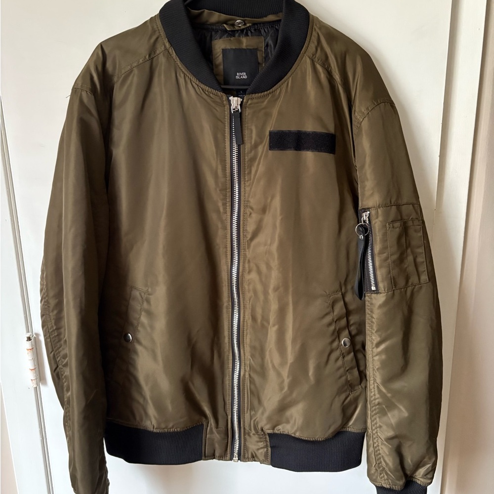 Men's Olive Bomber Jacket